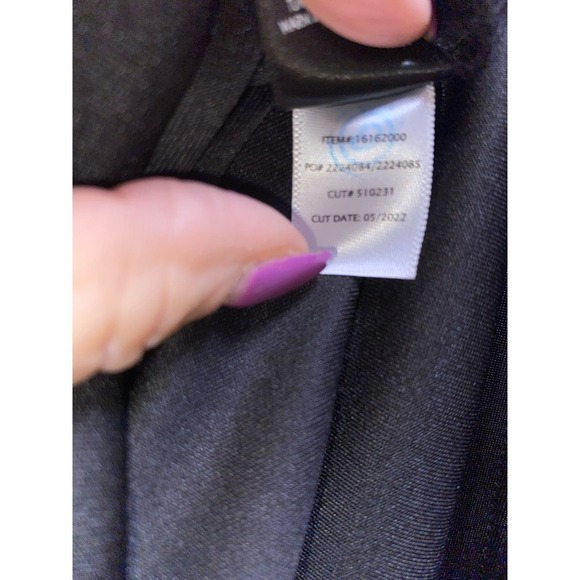 Black Torrid Skater Dress.  Size 0.  Deep Pockets.  Polyester Spandex. - Picture 4 of 5